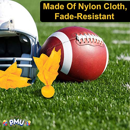 PMU Football Penalty Flag, Tossing Flags, Challenge Flags, Sports Fan, Football Referee Flag for Party Accessory