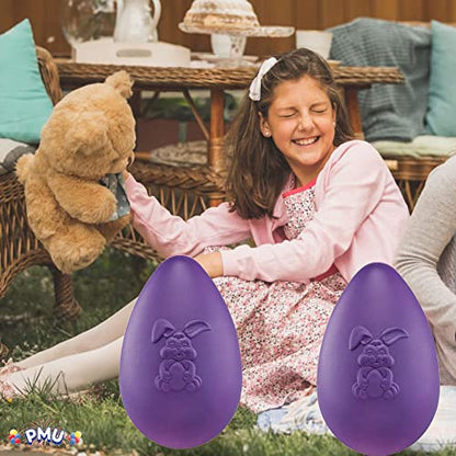 PMU Easter Celebrations Blow Molded Easter Eggs Decorations 16 inch - Lawn Decoration, Easter Party Accessories