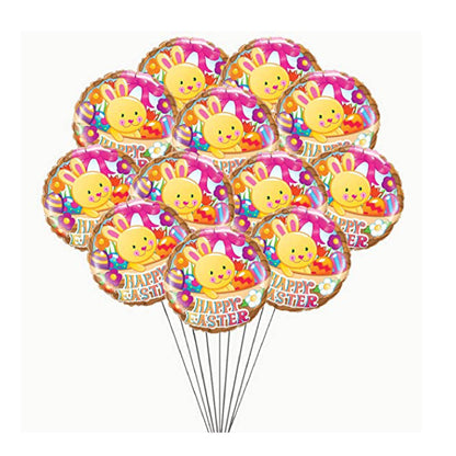 PMU Happy Easter 18 Inch Mylar Foil Balloon