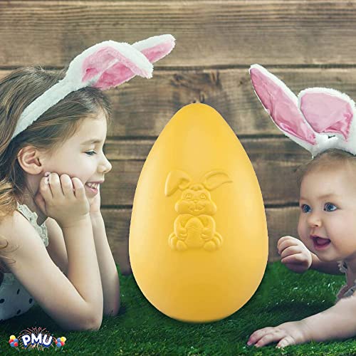 PMU Easter Celebrations Blow Molded Easter Eggs Decorations 16 inch - Lawn Decoration, Easter Party Accessories