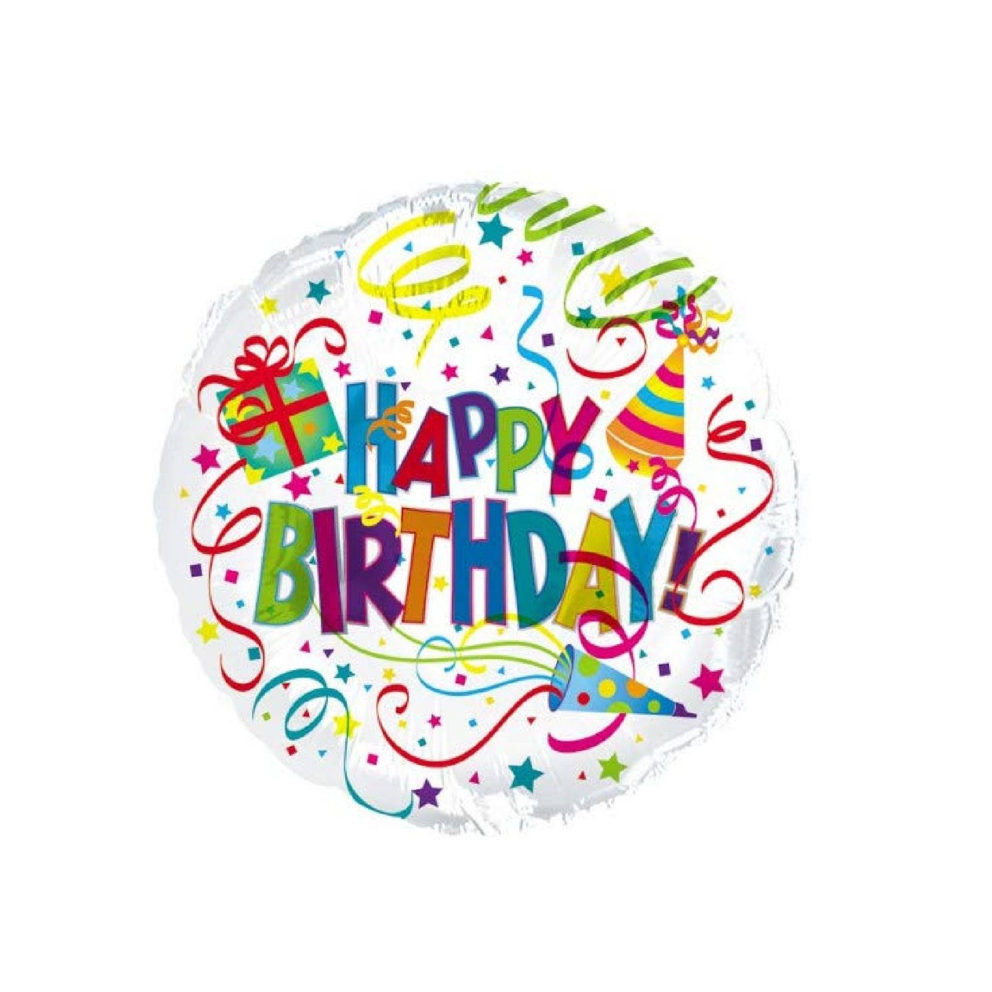 PMU Happy Birthday 18 Inch Mylar-Foil Balloon