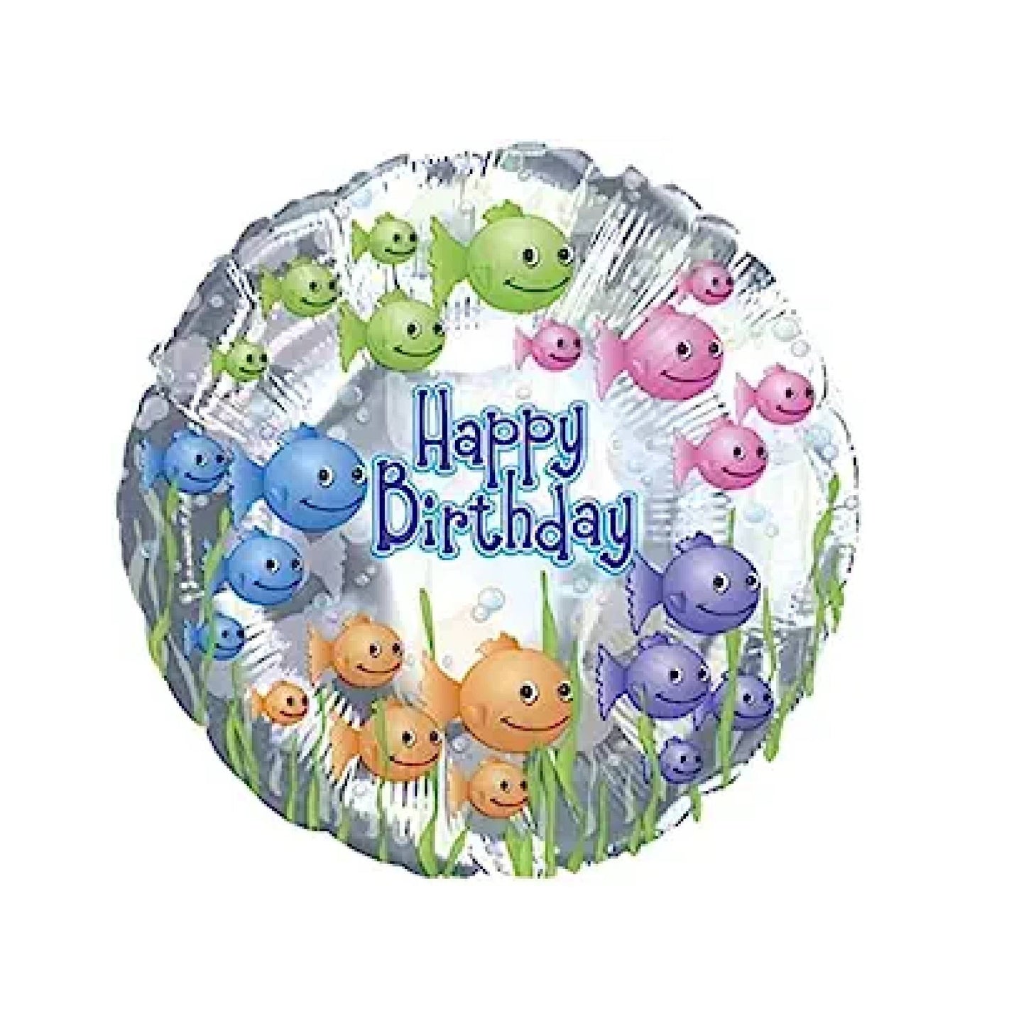 PMU Happy Birthday 18 Inch Mylar-Foil Balloon