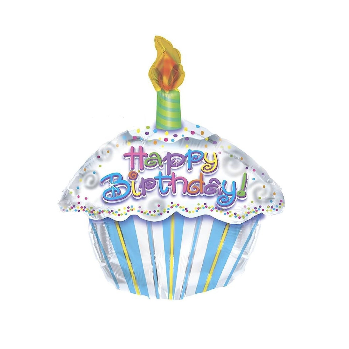 PMU Happy Birthday 18 Inch Mylar-Foil Balloon