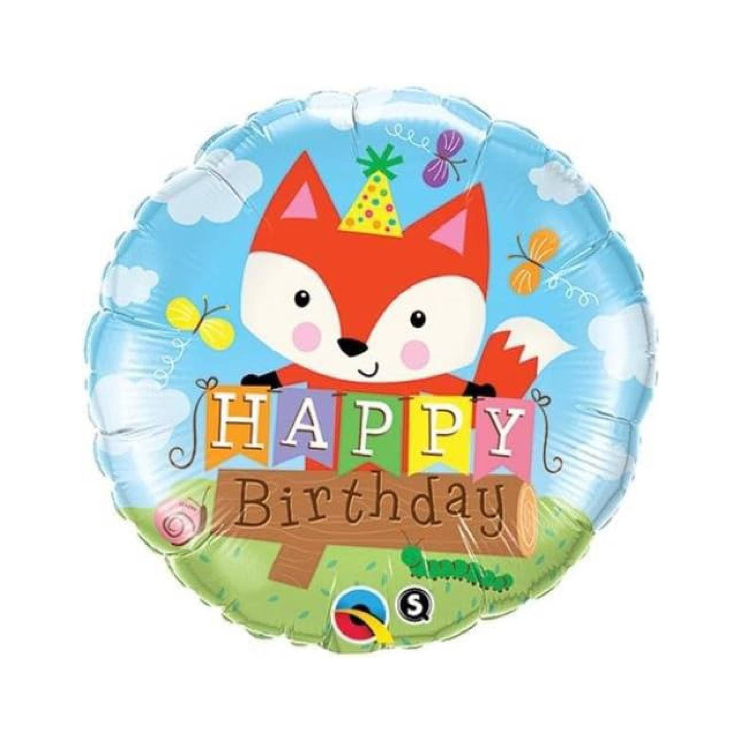 PMU Happy Birthday 18 Inch Mylar-Foil Balloon