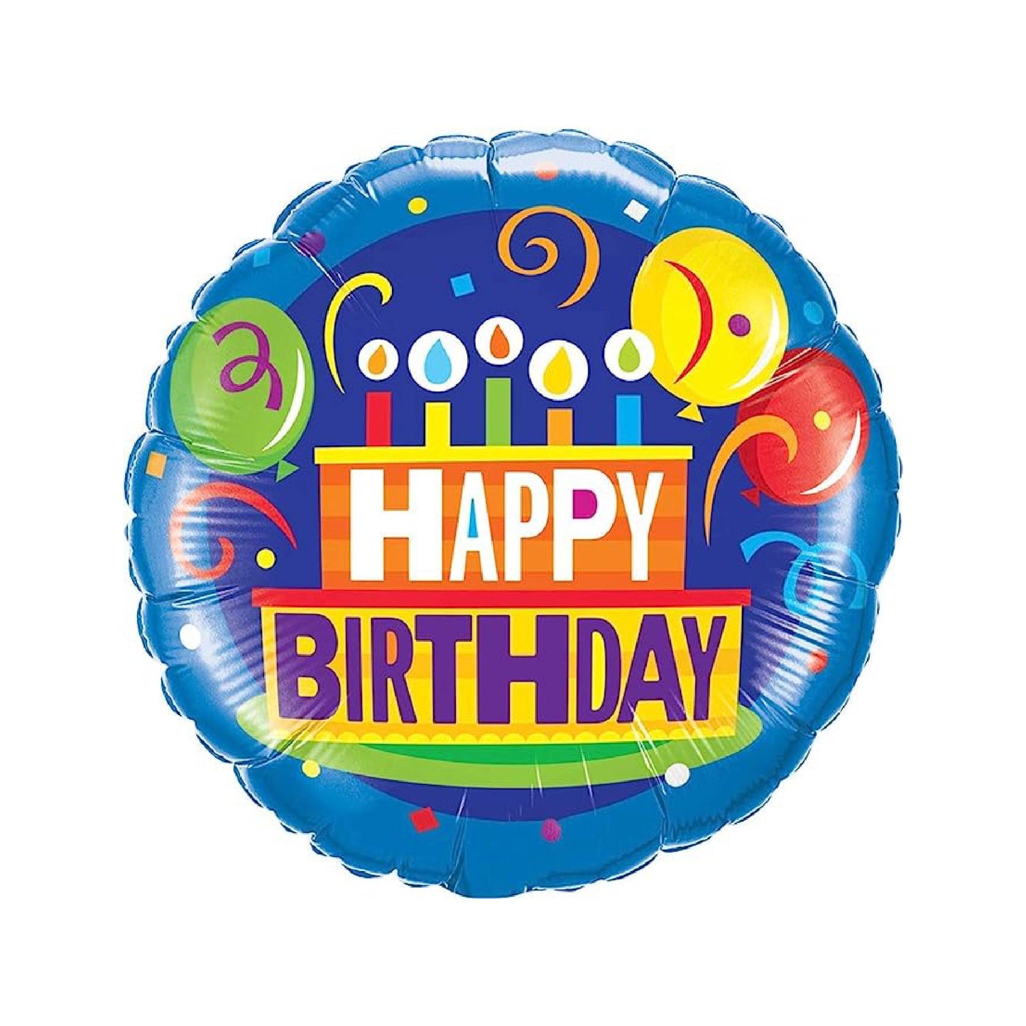 PMU Happy Birthday 18 Inch Mylar-Foil Balloon