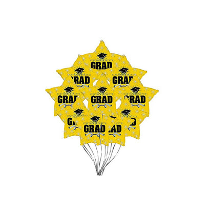 PMU Grad Congrats Star 18in Mylar Balloons
