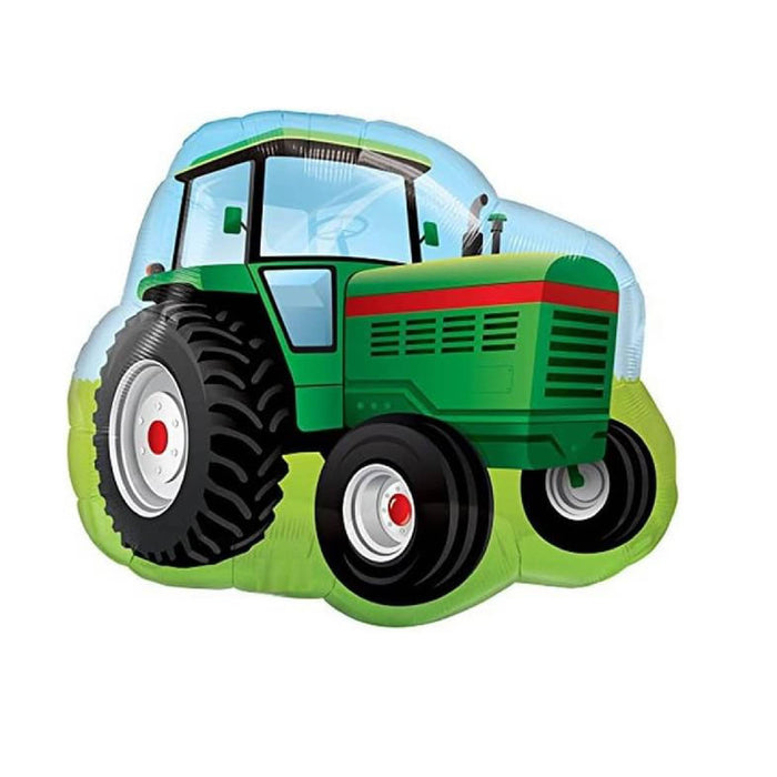 PMU Tractor Green 34" Mylar-Foil Balloon