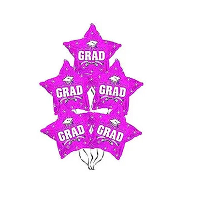 PMU Grad Congrats Star 18in Mylar Balloons