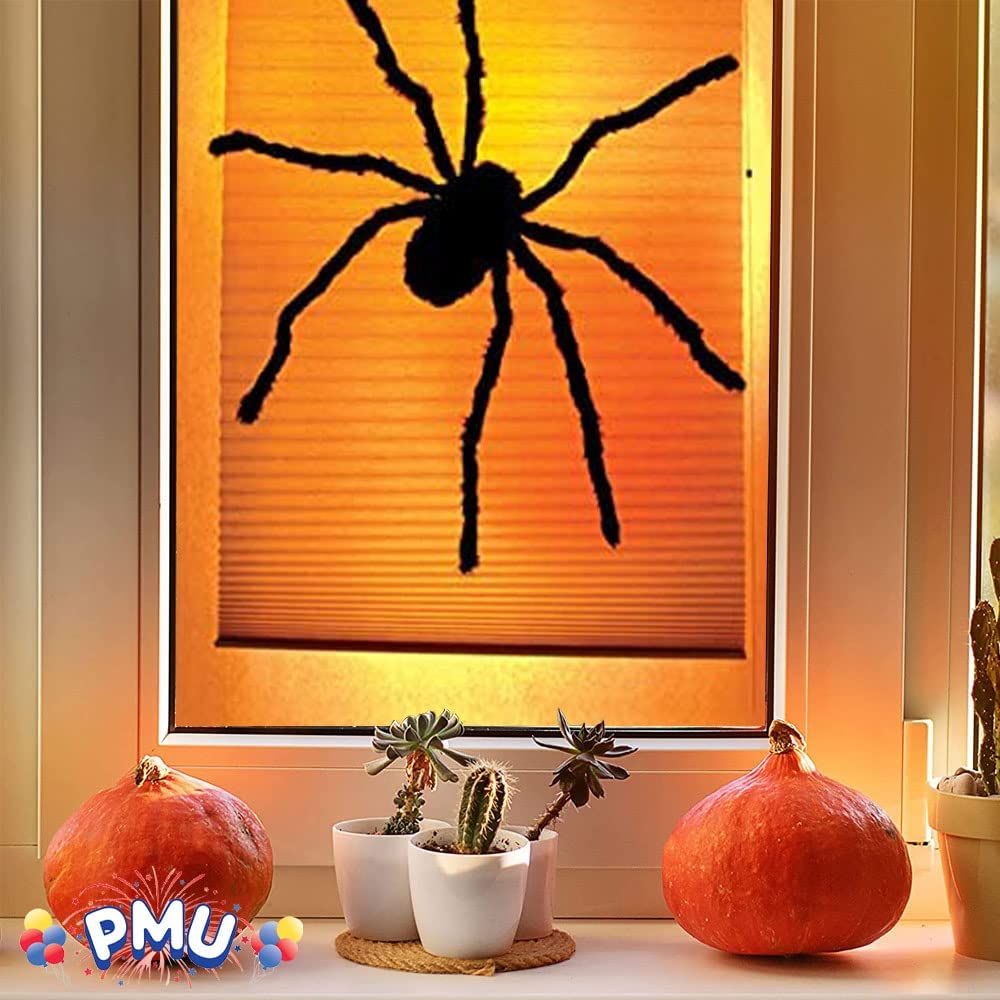 PMU Halloween Window Poster  - Perfect Halloween Painting Posters for Room & Wall Art - Scary Party Theme Supplies - Backlit Poster