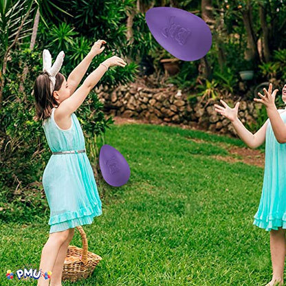 PMU Easter Celebrations Blow Molded Easter Eggs Decorations 16 inch - Lawn Decoration, Easter Party Accessories