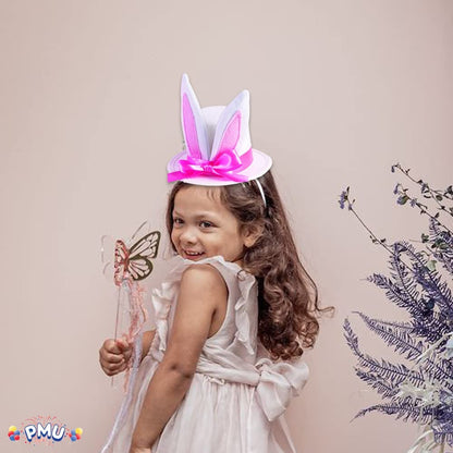 PMU Plush Bunny Top Hat Headband