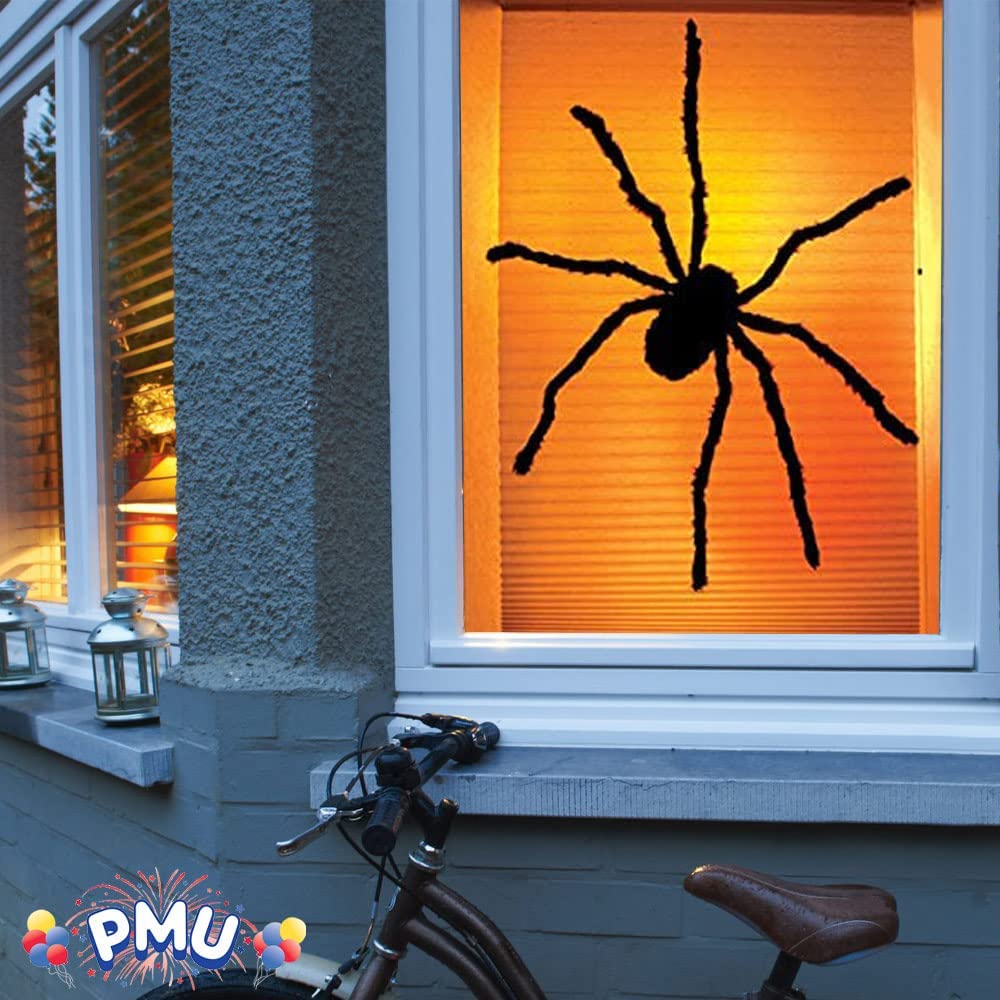 PMU Halloween Window Poster  - Perfect Halloween Painting Posters for Room & Wall Art - Scary Party Theme Supplies - Backlit Poster