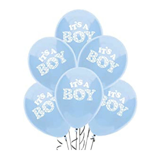 PMU 11 Inch Baby Shower Latex Balloons Multicolor