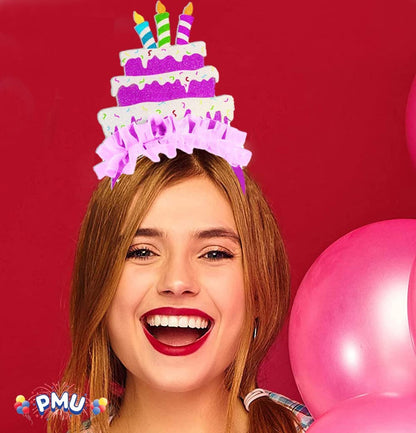 PMU Happy Birthday Headband Party Accessory