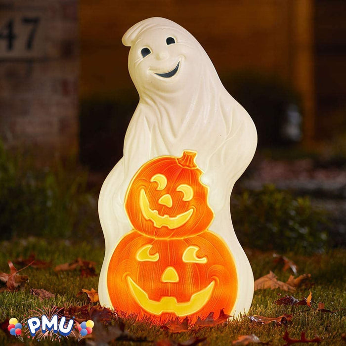 PMU Halloween Mold Plastic Statue -  Perfect Decor for Halloween, Lawn, Yard, Patio, Hunted House Party, Home, Indoor & Outdoor