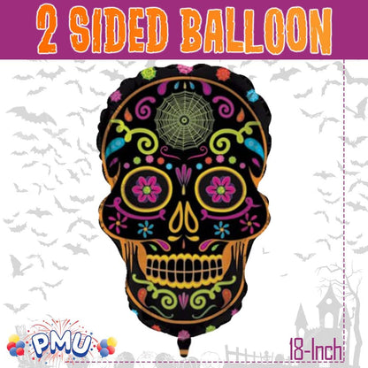PMU Halloween Balloons Mylar-Foil