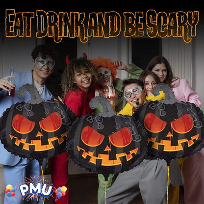 PMU Halloween Balloons Mylar-Foil