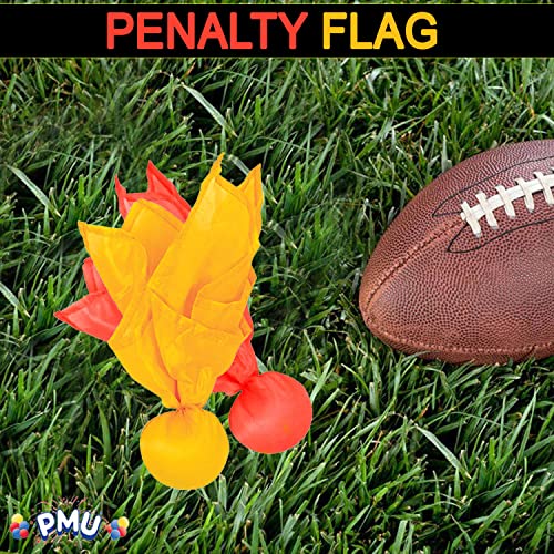 PMU Football Penalty Flag, Tossing Flags, Challenge Flags, Sports Fan, Football Referee Flag for Party Accessory