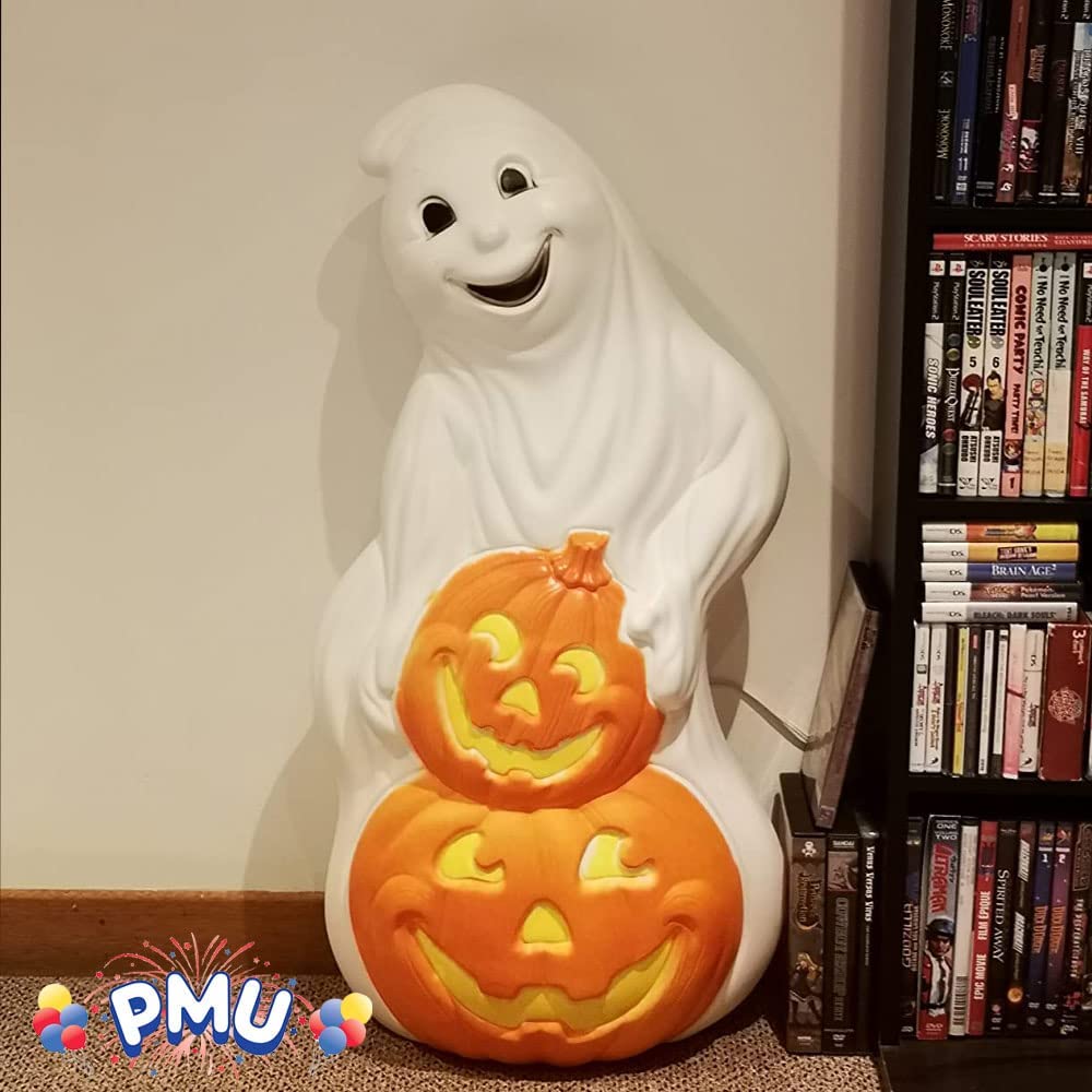 PMU Halloween Mold Plastic Statue -  Perfect Decor for Halloween, Lawn, Yard, Patio, Hunted House Party, Home, Indoor & Outdoor