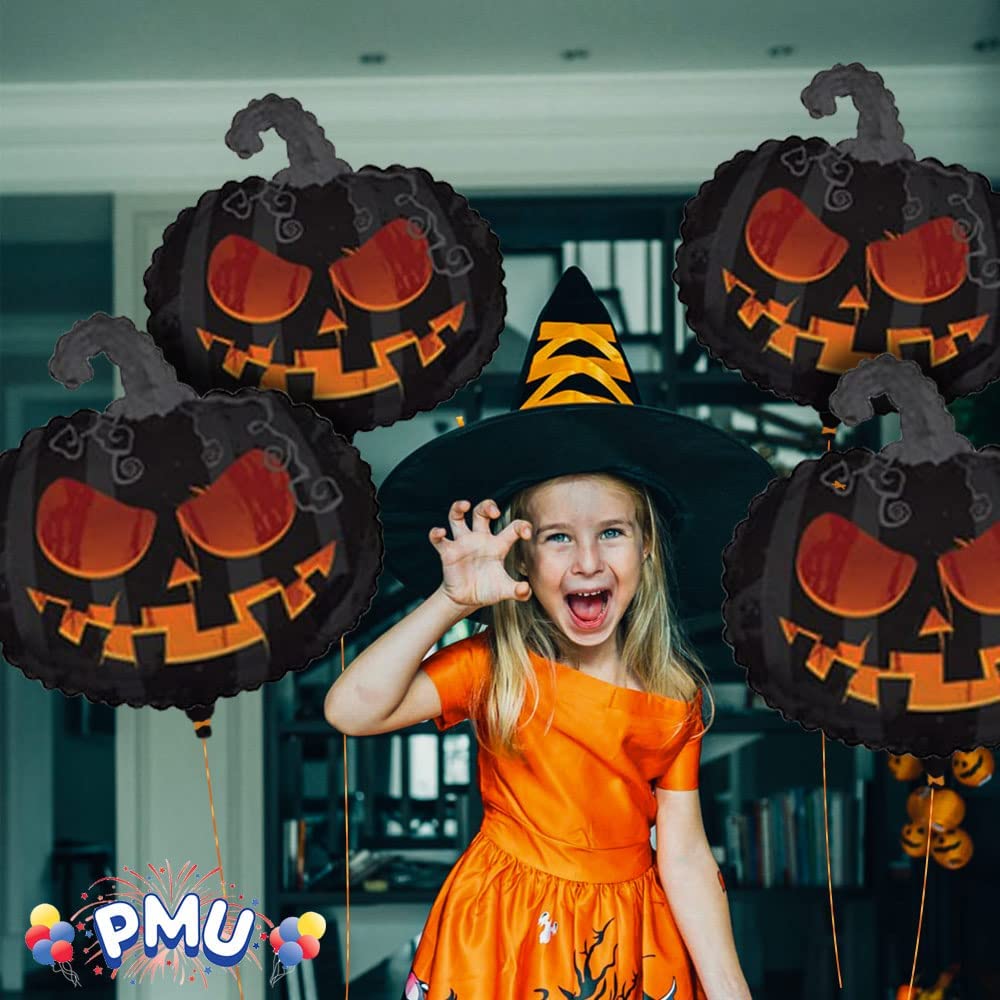 PMU Halloween Balloons Mylar-Foil
