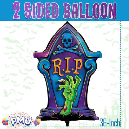 PMU Halloween Balloons Mylar-Foil