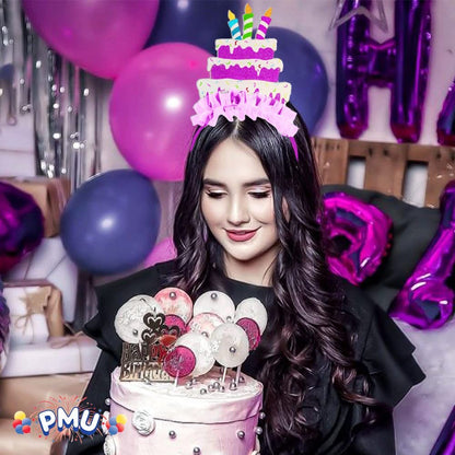 PMU Happy Birthday Headband Party Accessory