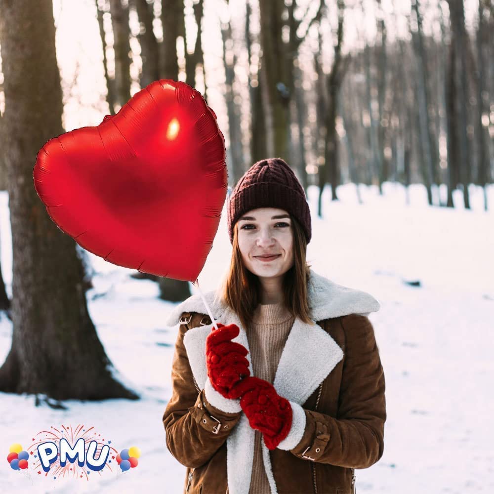 PMU Valentine's Day Heart Helium Free Balloon