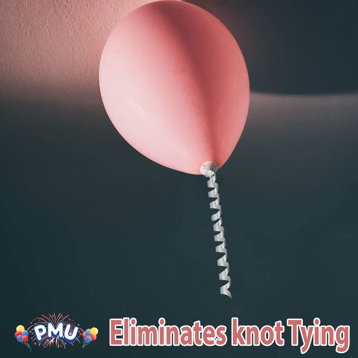 PMU Cup N' Ribbon Balloon Seal Fastener (100/ Pkg)