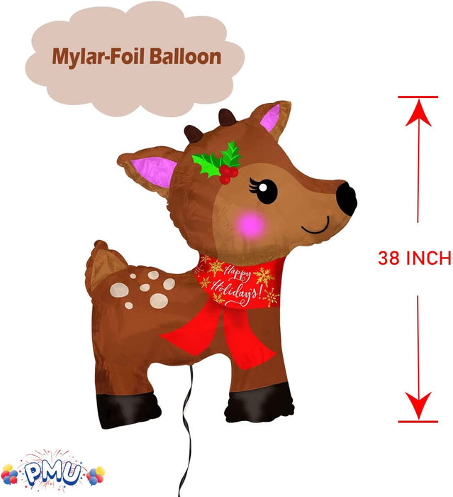 PMU Christmas Mylar-Foil Balloons