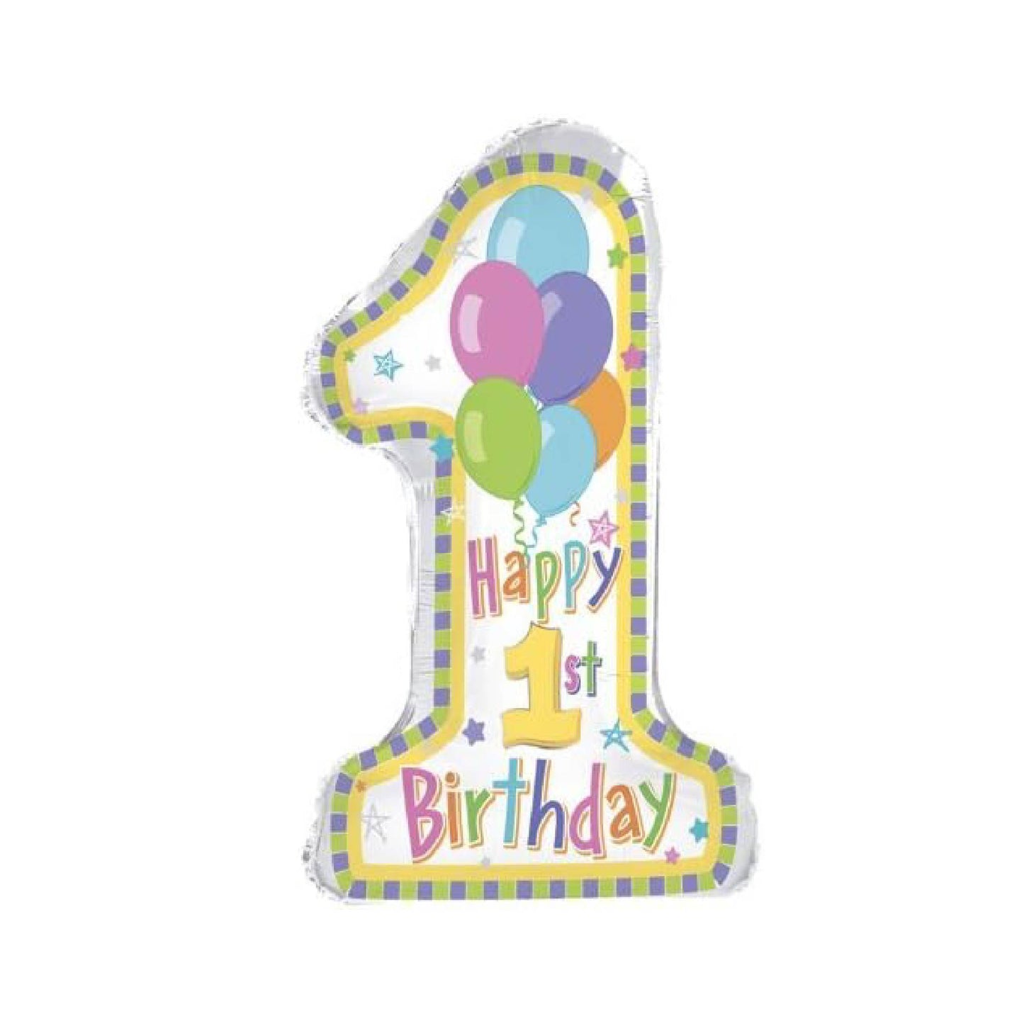 PMU Happy Birthday Mylar Foil Balloon