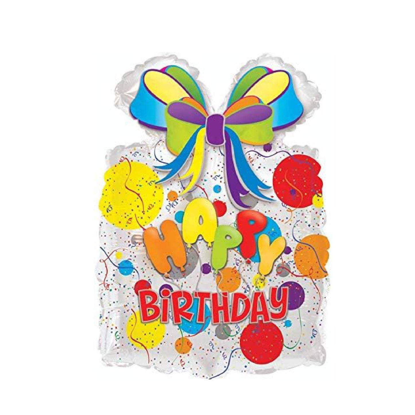 PMU Happy Birthday Mylar Foil Balloon