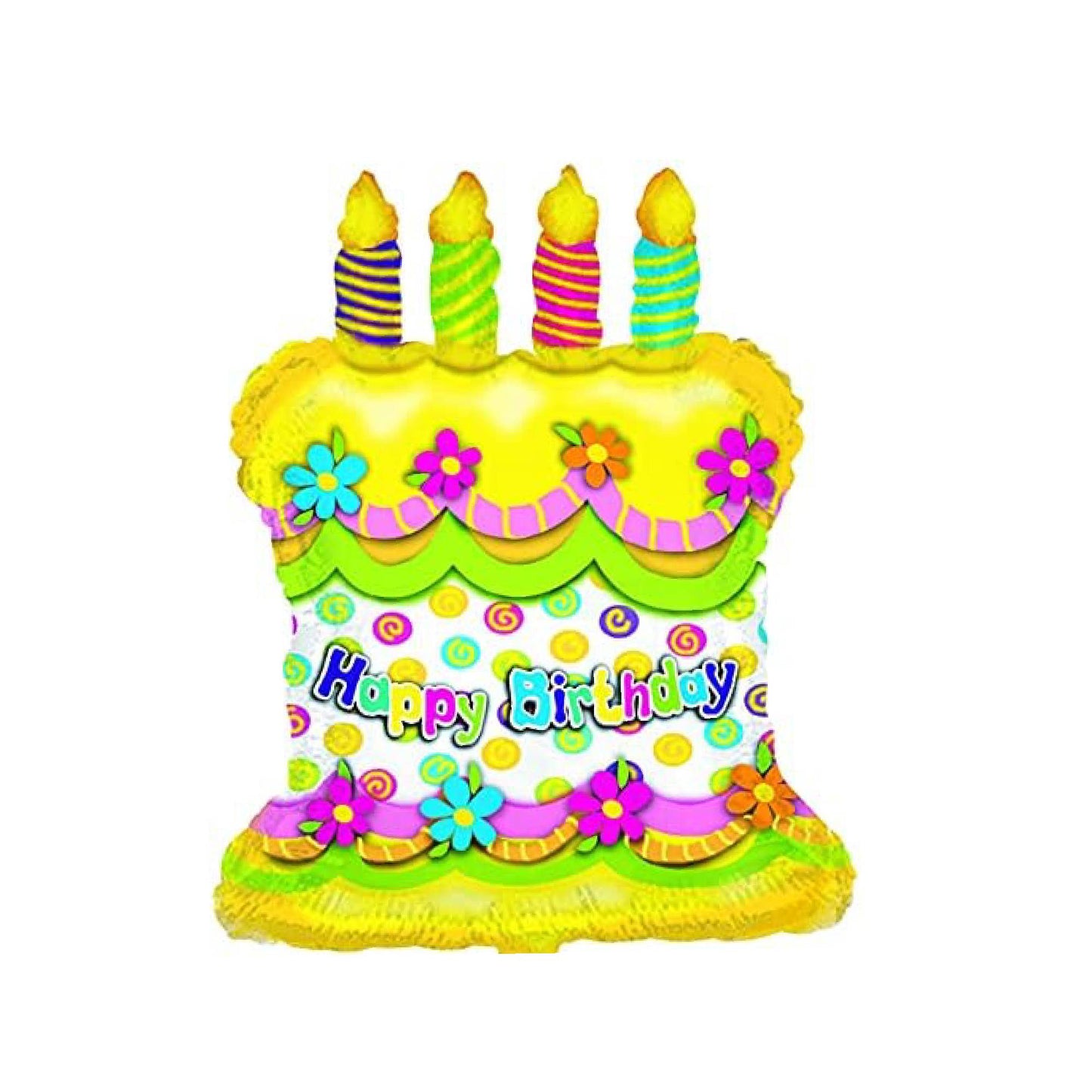 PMU Happy Birthday Mylar Foil Balloon