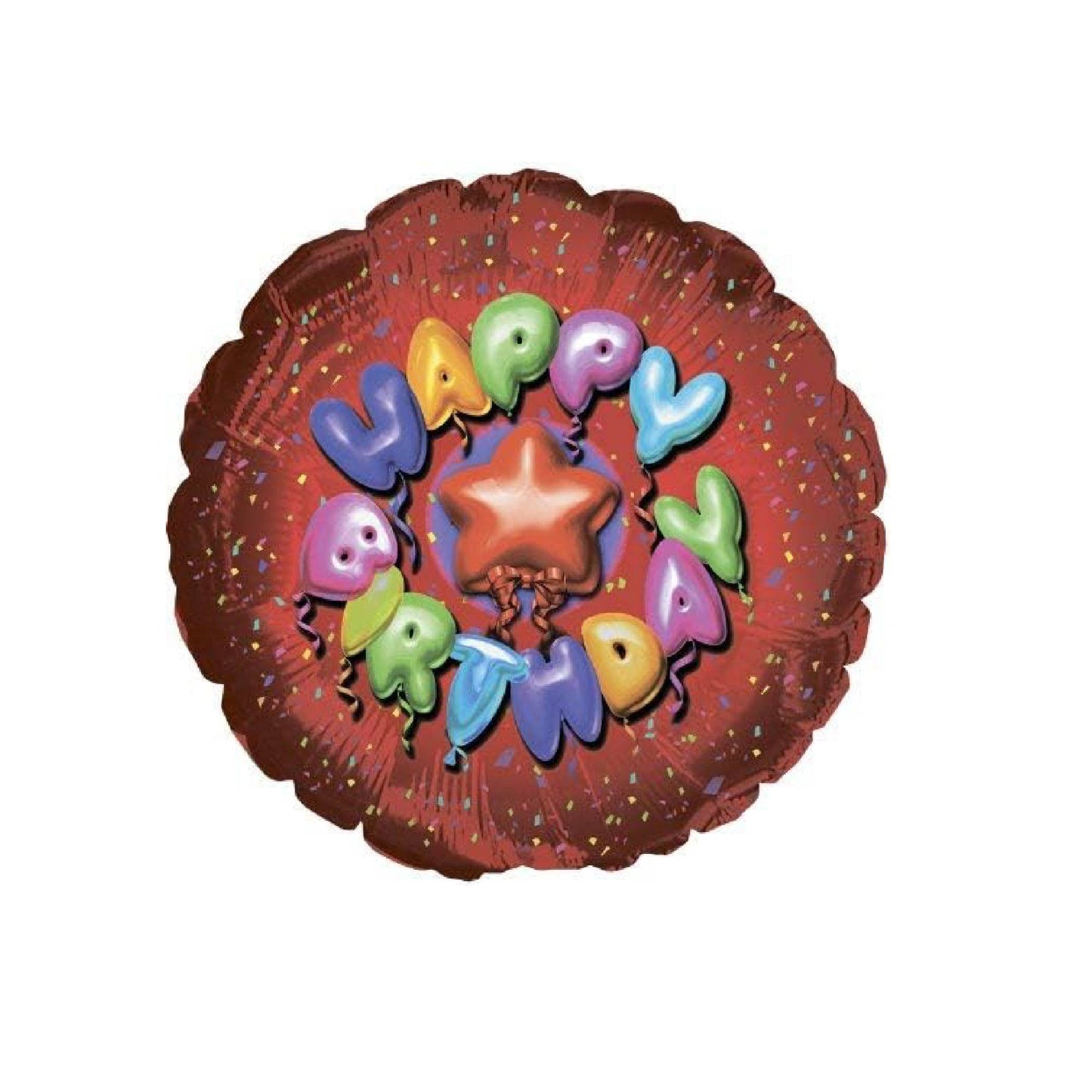 PMU Happy Birthday Mylar Foil Balloon