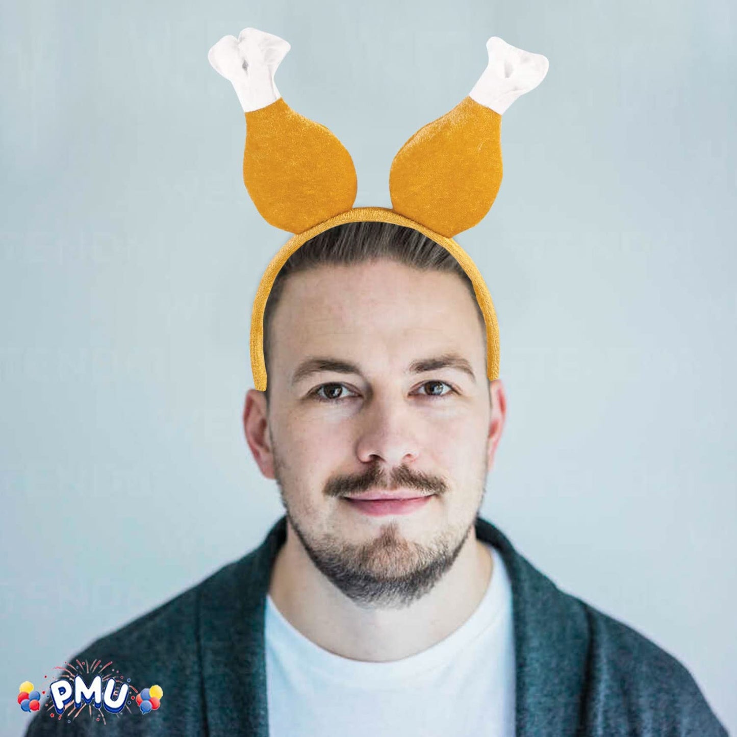 PMU Thanksgiving Turkey Drumstick Boppers Headband