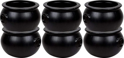 PMU Halloween Cauldron - Blow Mold Plastic Party Accessory - Candy Holder for Kids - Halloween Party Favors & Supplies – Perfect for Trick or Treat