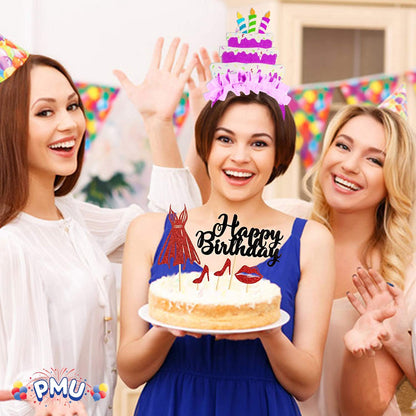 PMU Happy Birthday Headband Party Accessory