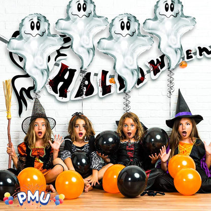 PMU Halloween Balloons Mylar-Foil