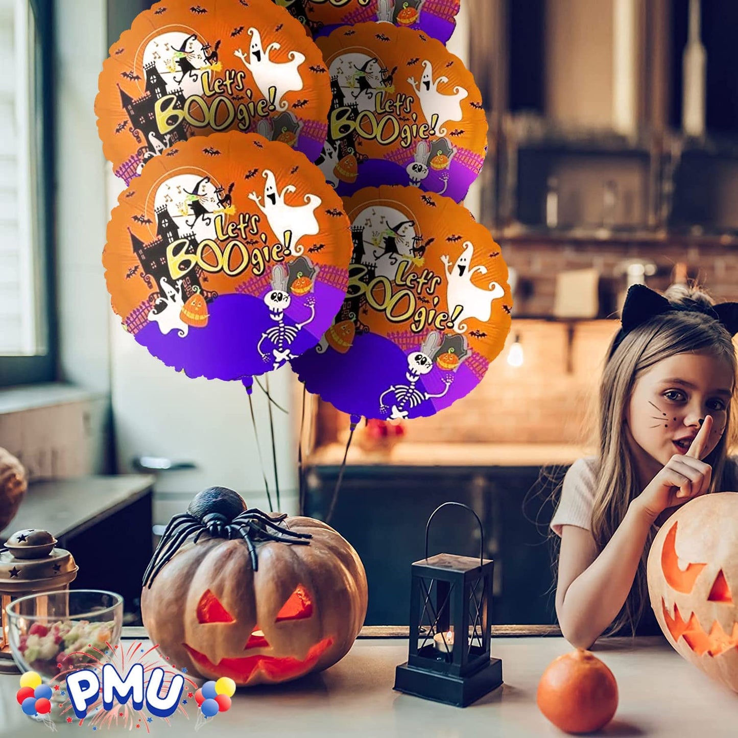 PMU Halloween Balloon 18 inch Mylar-Foil