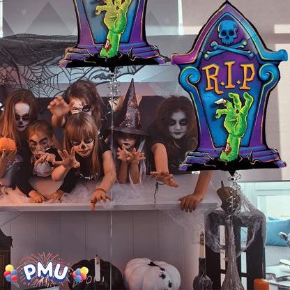PMU Halloween Balloons Mylar-Foil
