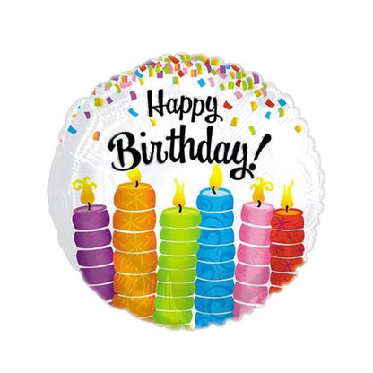 PMU Happy Birthday 18 Inch Mylar-Foil Balloon
