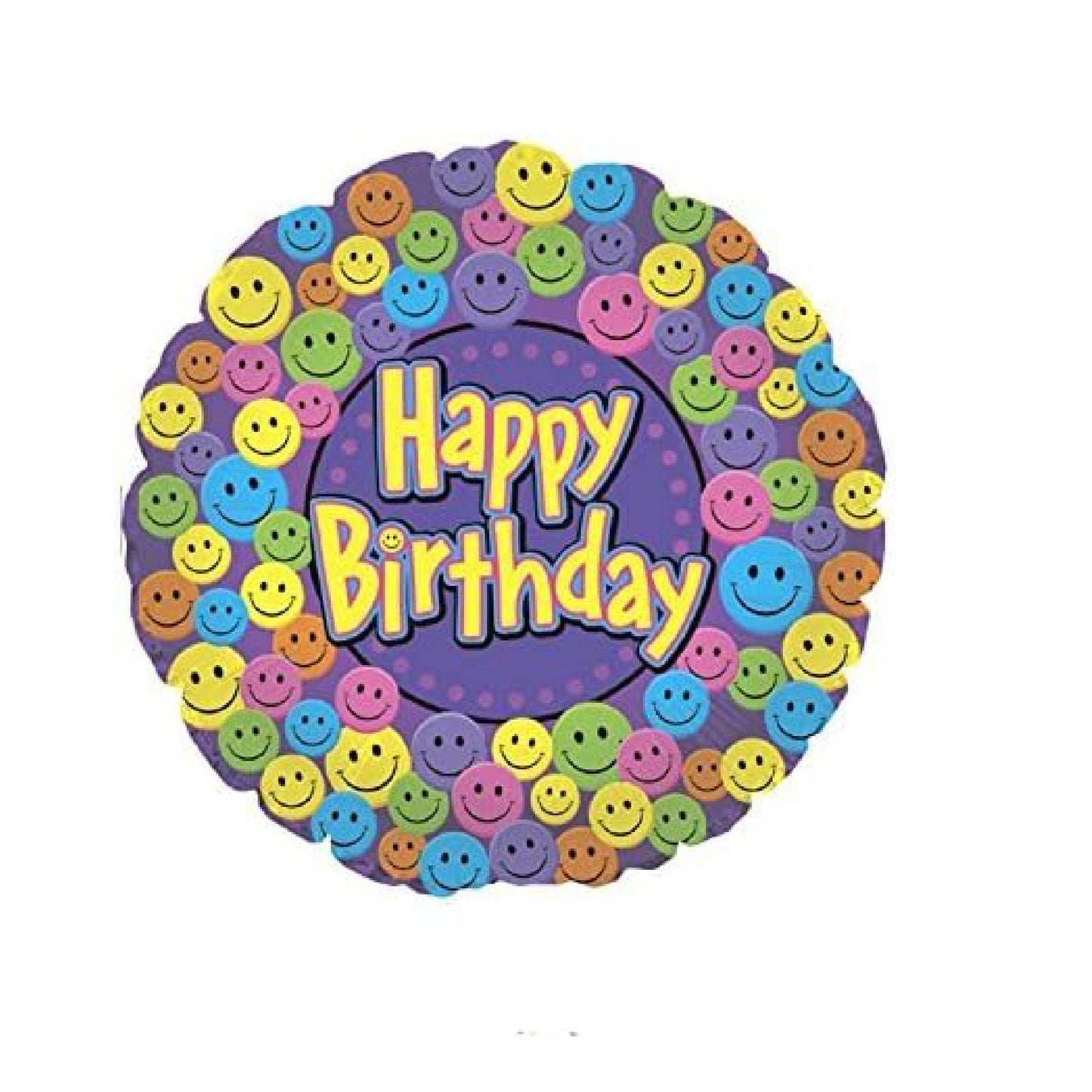 PMU Happy Birthday 18 Inch Mylar-Foil Balloon