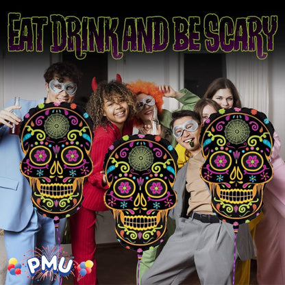 PMU Halloween Balloons Mylar-Foil