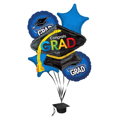 PMU Graduation "Congrats Grad" Foil Balloon Bouquet
