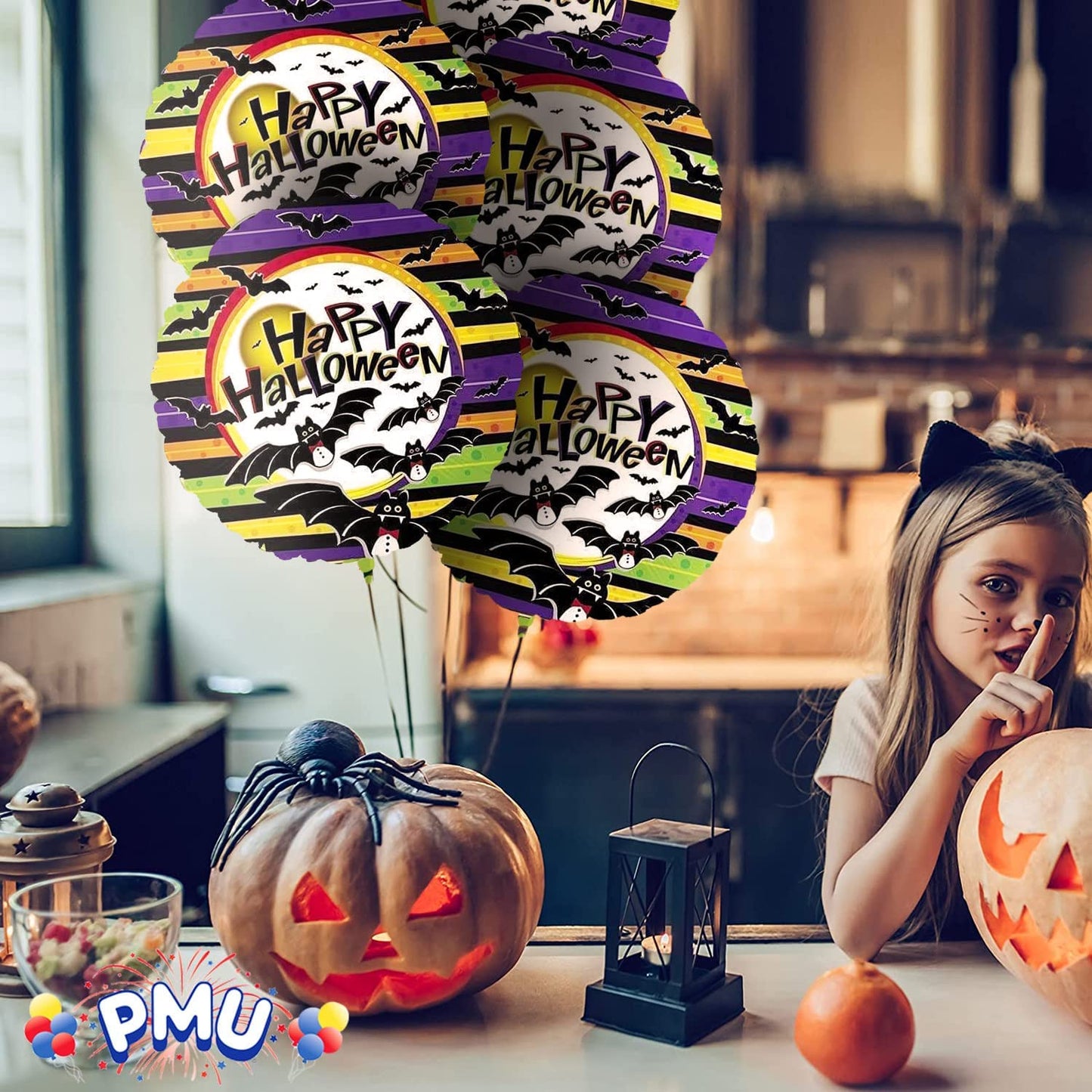 PMU Halloween Balloon 18 inch Mylar-Foil