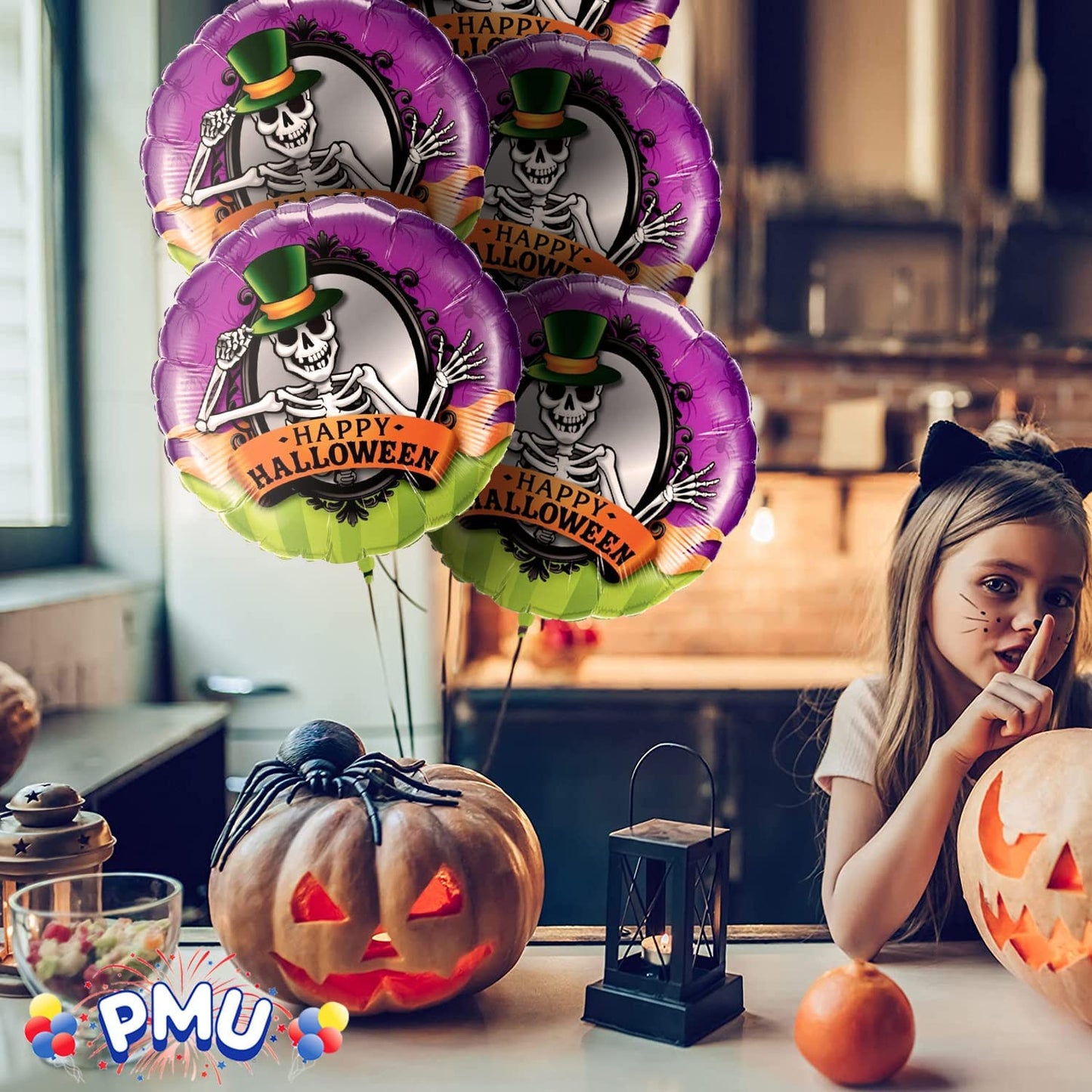 PMU Halloween Balloon 18 inch Mylar-Foil