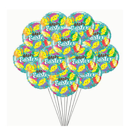 PMU Happy Easter 18 Inch Mylar Foil Balloon