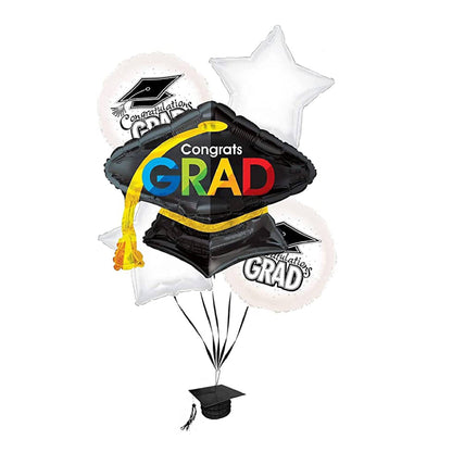 PMU Graduation "Congrats Grad" Foil Balloon Bouquet