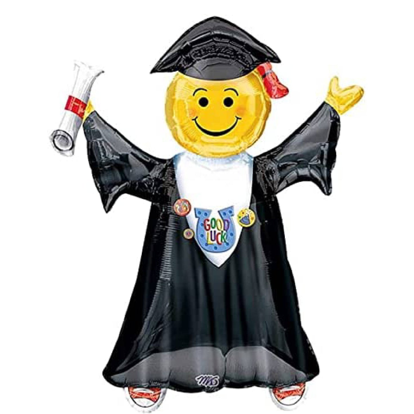 PMU Graduation Congrats Grad Star Shape 30 Inch Mylar Balloon