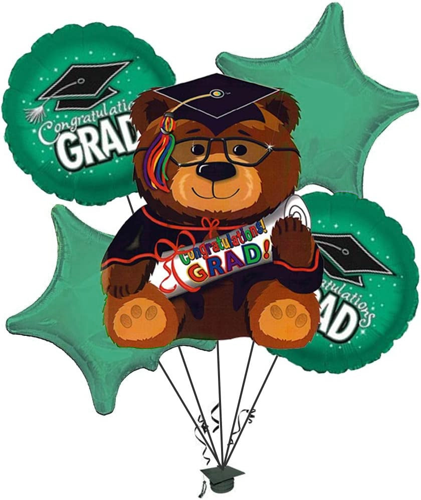 PMU Graduation Congrats Grad Balloon Bouquet (5/Pkg) Pkg/1