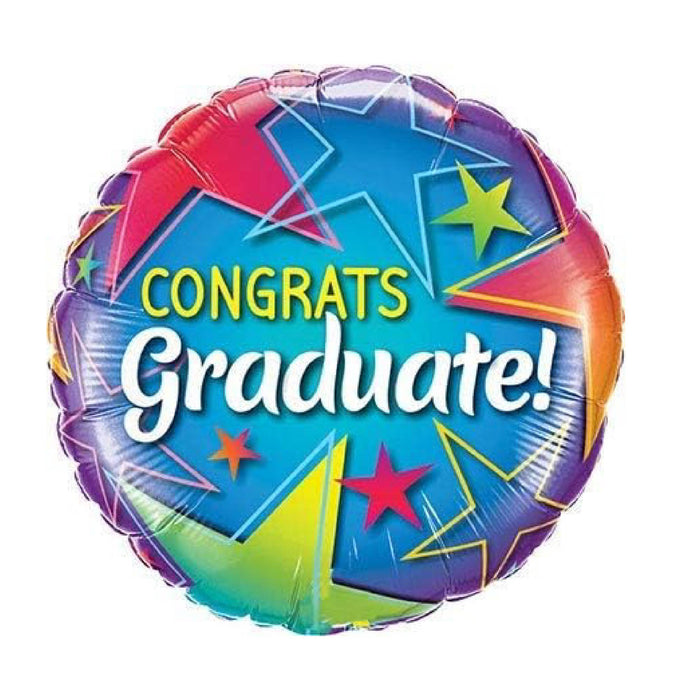 PMU Graduation Congrats Grad 3D Star Mylar-Foil Balloon